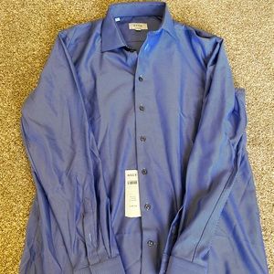 NWT Eton blue striped dress shirt